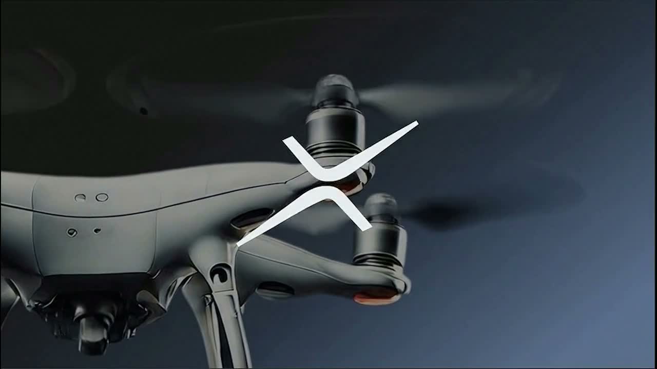 Close-up of a Drone X commercial drone platform