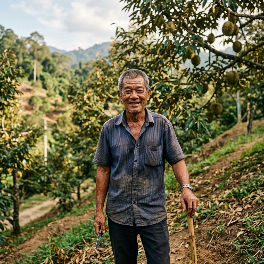 Ah Chong, Drone X Malaysia farmer testimonial photo