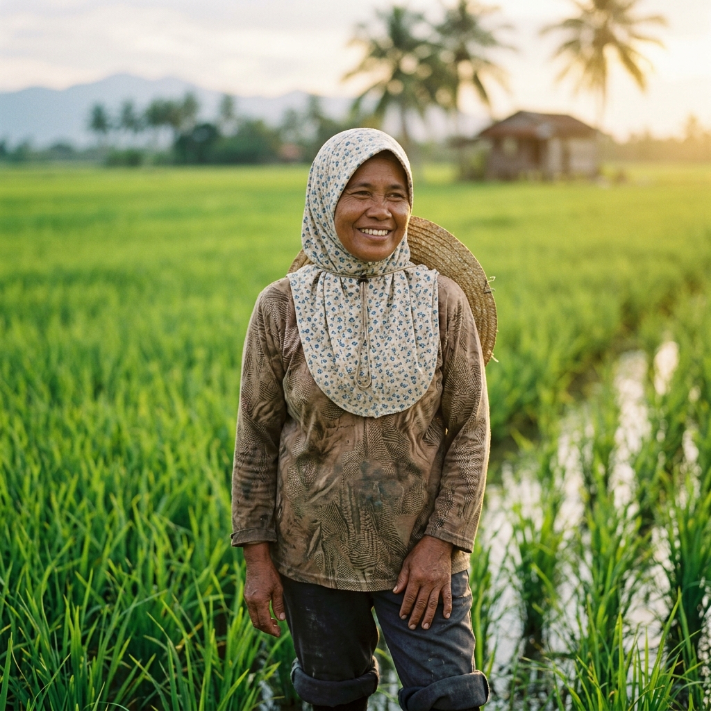 Cik Aminah, Drone X Malaysia farmer testimonial photo